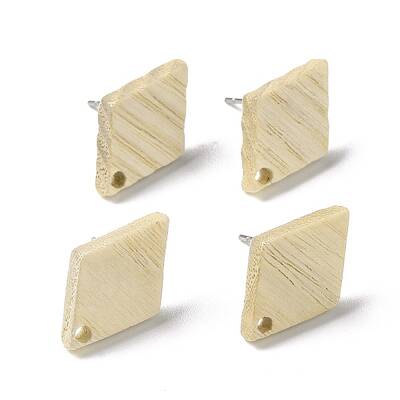 Ash Wood Stud Earring Findings