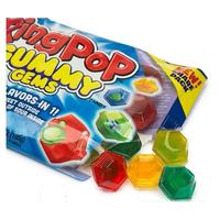 Ring Pop Gummies Gems - Assorted Sweet and Sour Gummy Candy Flavors (3.7 Oz Small Bag)