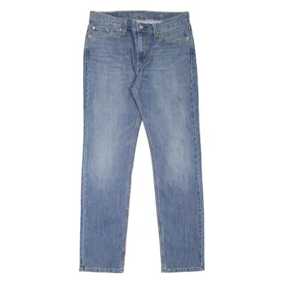 LEVI'S 511 Jeans Mens Blue Slim Straight Stone Wash W32 L32
