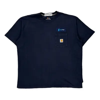 Carhartt T-Shirt - 2XL Navy Cotton