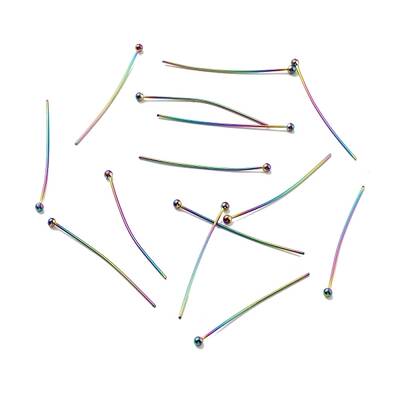 Ion Plating(IP) 304 Stainless Steel Ball Head Pins