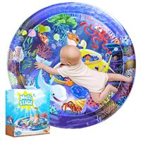 Inflatable  Water Sensory Bed, Extra Large Multi-Stage Activity Center Promoting Motor & Sensory Development, Inflatable Play...