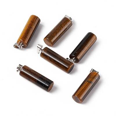 Natural Tiger Eye Pendants