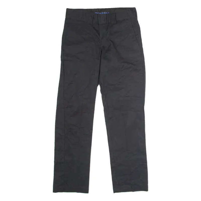 DICKIES Flex Workwear Mens Trousers Black Slim Tapered W30 L30