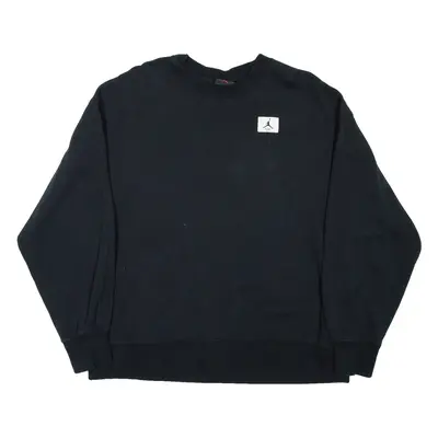 AIR JORDAN Mens Sweatshirt Black XS