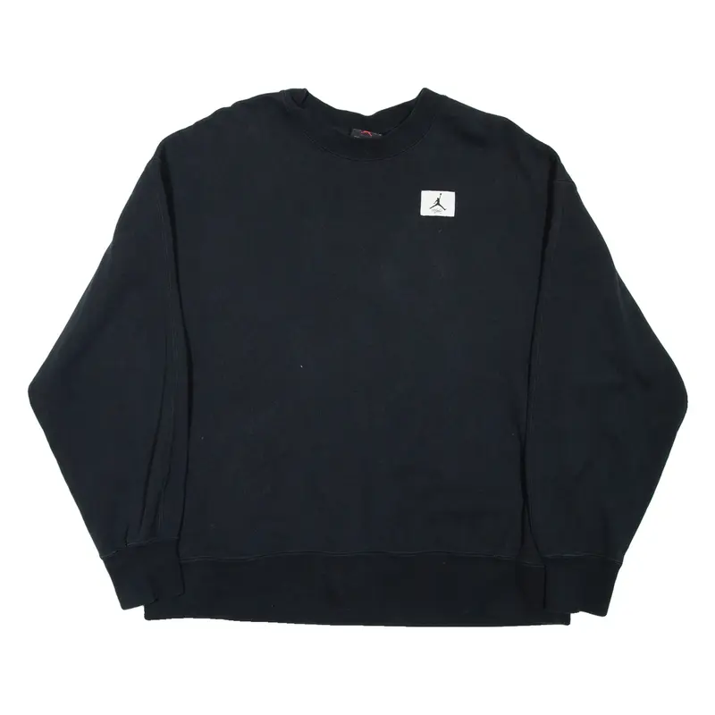 AIR JORDAN Mens Sweatshirt Black XS