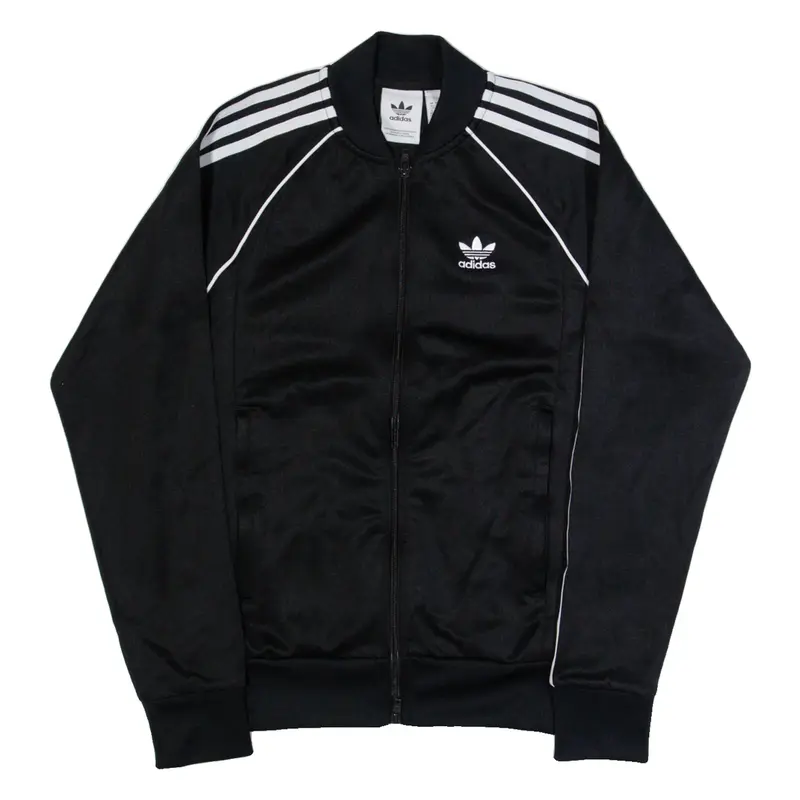 ADIDAS Mens Track Jacket Black XS