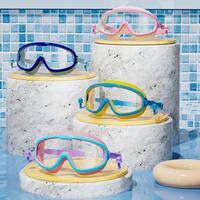 Kids Pool Accessories, Comfortable Adjustable Mirror Strap Swimming Goggles, Kids Swimming Goggles, Wide Angle Anti-fog/ultra...