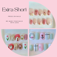 Extra Short Length Press On Nail Selections