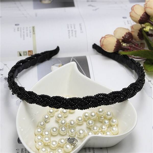 Plastic Pearl Beaded Hair Bands
