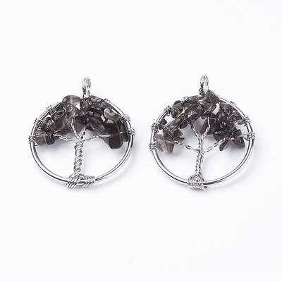 Natural Smoky Quartz Pendants