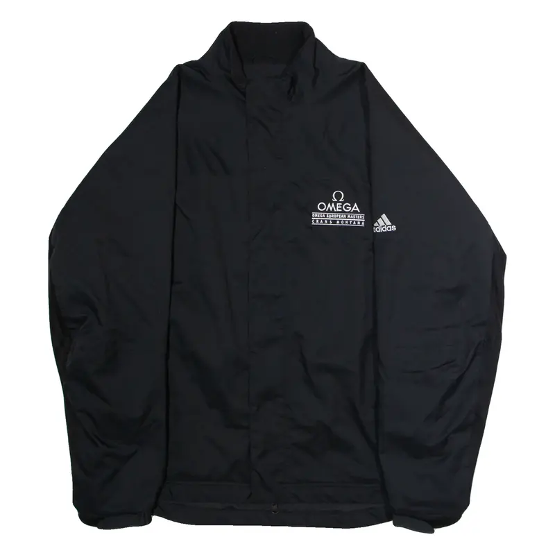 ADIDAS Omega European Masters Mens Rain Jacket Black M