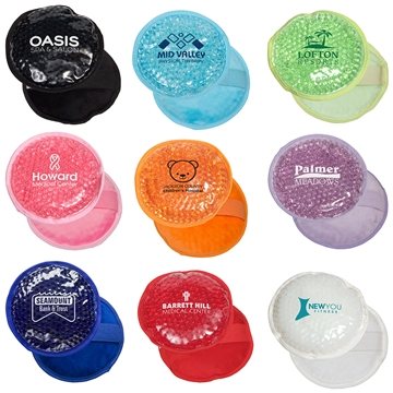 100 Custom Plush Round Hot Cold Pack - Therapeutic & Reusable