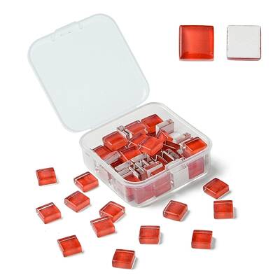 60Pcs Transparent Glass Cabochons