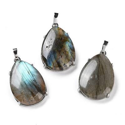 Natural Labradorite Pendants