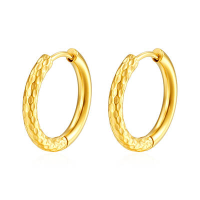 Stylish Stainless Steel Hoop Earrings