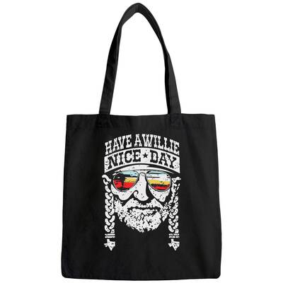 Women I Willie Love The Usa & Have A Willie Nice Day Short Sleeve Tote Bag Tops