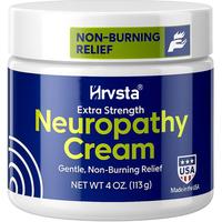 Basic Vigor Hrvsta Neuropathy Relief Cream Extra Strength for Feet, Legs, and Hands. Made in The USA. Vegan and Cruelty-Free,...