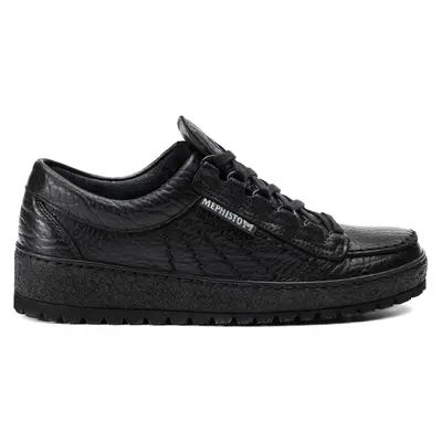 Mephisto Rainbow Leather Men's Lace Up Shoes - Black - Size:US 11.5 Men