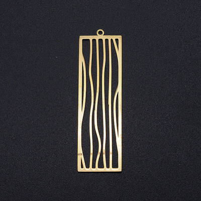 201 Stainless Steel Big Filigree Pendants