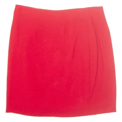 VERSUS VERSACE Womens Mini Skirt Red Short Wool S