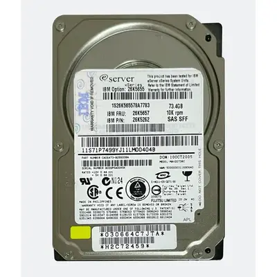 26K5657 IBM 73.4GB 3Gb/s SAS 10000 2.5-inch 16MB Hard Drive