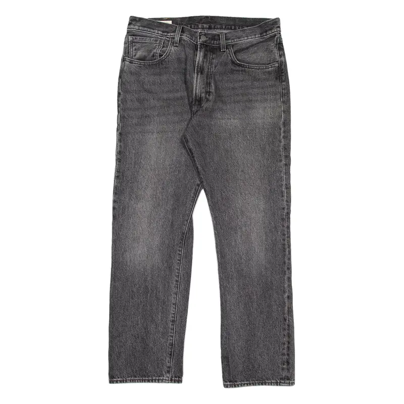 LEVI'S 551Z BIG E Mens Jeans Grey Regular Straight Stone Wash W32 L30