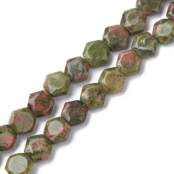 Natural Unakite Beads Strands
