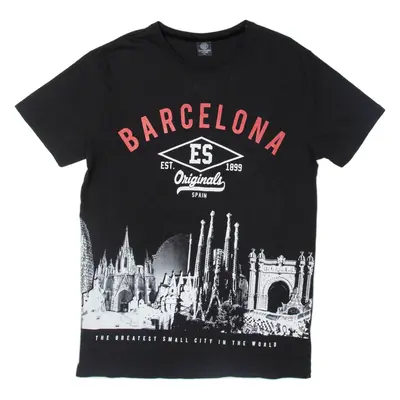 Barcelona Designs Mens T-Shirt Black L