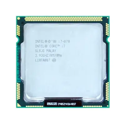 586378-001 HP 2.93GHz 2.50GT/s DMI 8MB L3 Cache Socket LGA1156 Intel Core i7-870 Quad-Core Processor