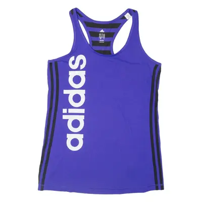 ADIDAS Girls Vest Purple Sleeveless S
