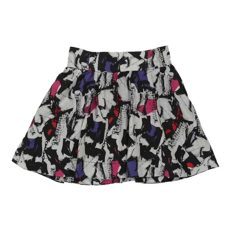 Unbranded Mini Skirt - 26W UK 6 Multicoloured Cotton