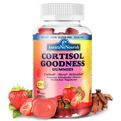 Cortisol Supplement Gummies, 17-in-1 Cortisol Detox,Female Hormone Balanced for Women, Mood Focus, Sleep Support