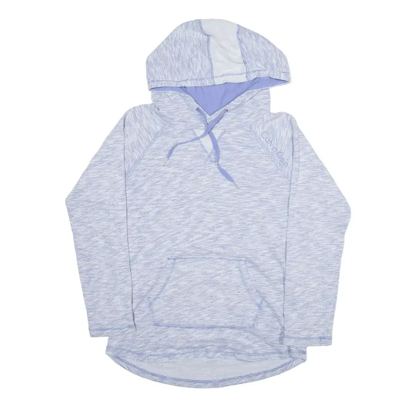 CALVIN KLEIN Hoodie Blue Pullover Womens S