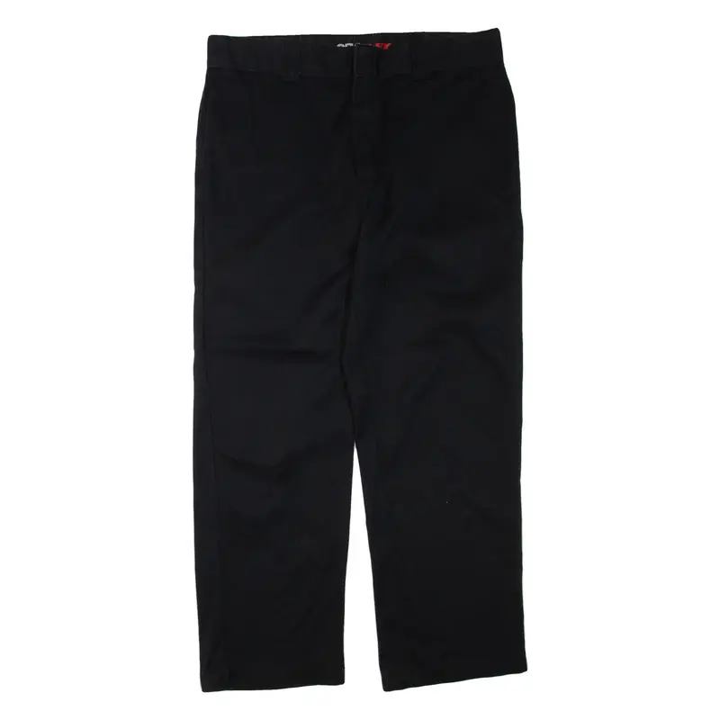 DICKIES Flex Mens Trousers Black Regular Straight W36 L30