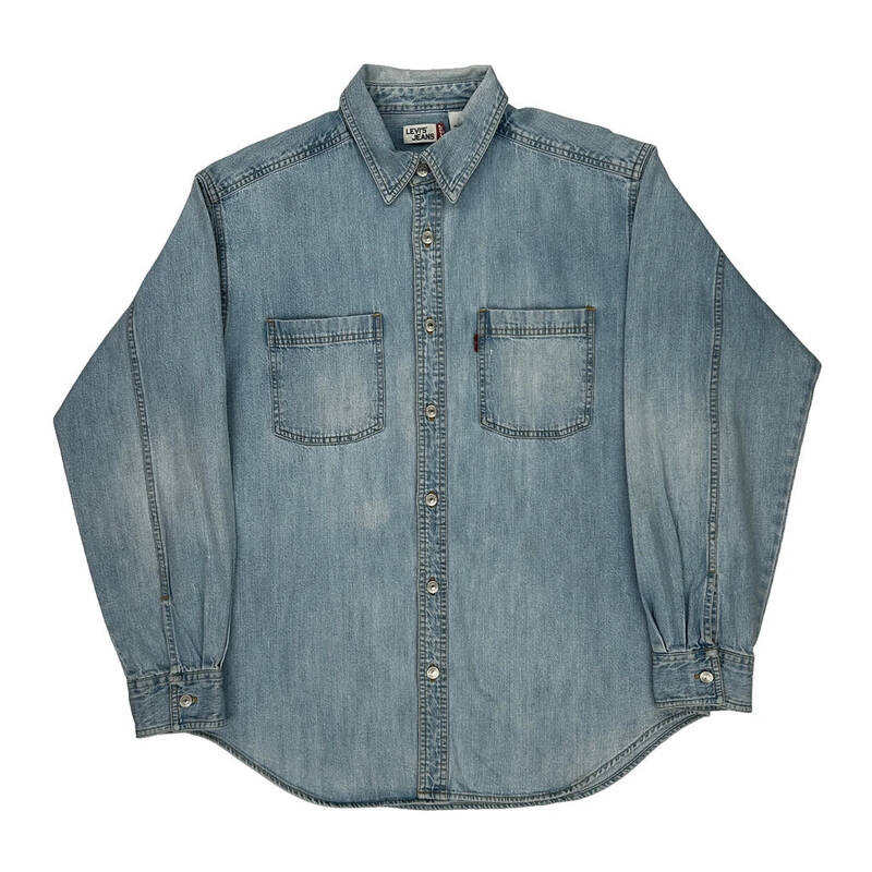 Levis Denim Shirt - Medium Light Wash Cotton