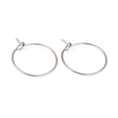 316L Surgical Stainless Steel Hoop Earring Findings