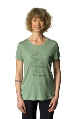 W's Tree Message Tee | Color: Ginkgo Green | Size: XXS