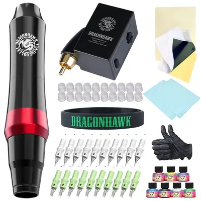 Dragonhawk SMP MPU Wireless Tattoo Pen Kits