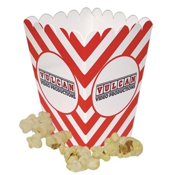 500 Promotional Mini Scoop Popcorn Box 12 oz - High Gloss & Food ...