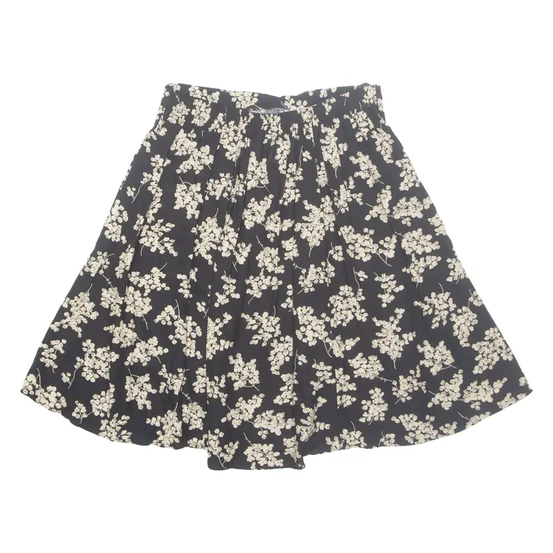 PAQUETTE Womens A-Line Skirt Brown Knee Length M