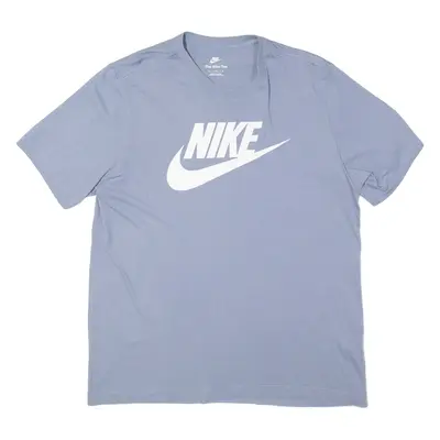 NIKE Mens T-Shirt Blue L