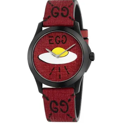 Gucci YA1264023 G-Timeless UFO Red Dial Men's Watch
