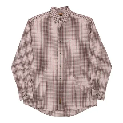 Timberland Checked Shirt - XS Red Cotton