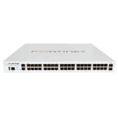 FG140EPOEBDL87160 Fortinet FortiGate 140E-POE 1000Base-TX 24 x PoE+ RJ-45 14 x RJ-45 2 x SFP Manageable 1U Firewall Appliance...