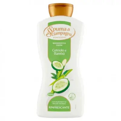 Spuma Di Sciampagna Well-being Shower Cream Cucumber and Bamboo 650 ml