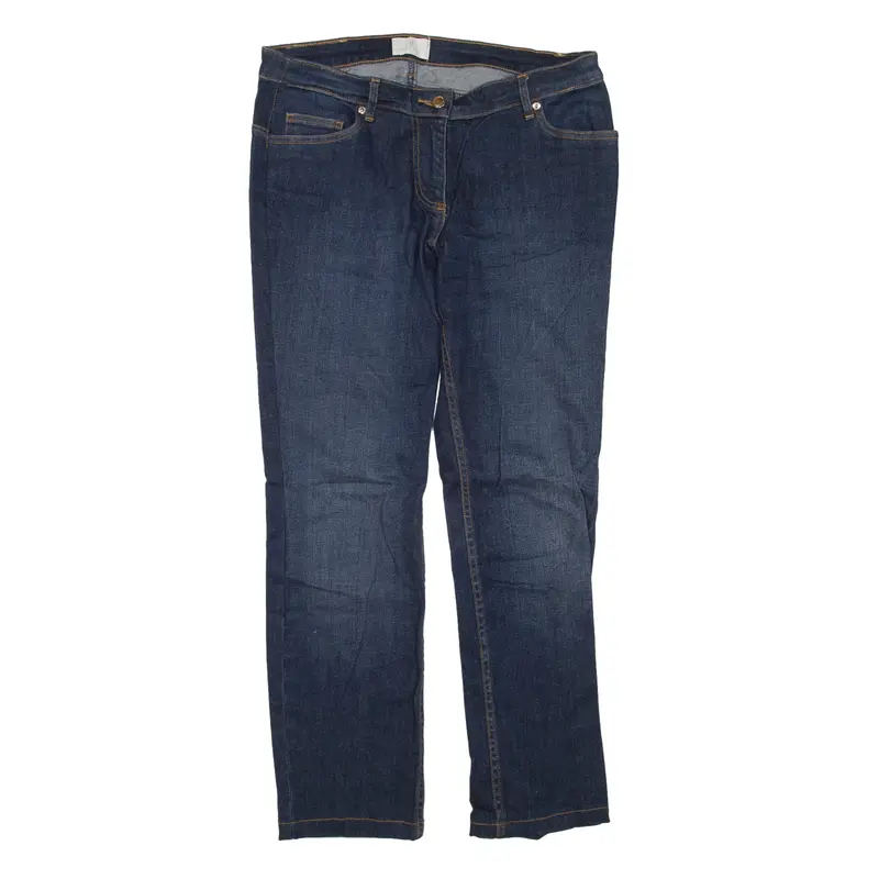 CONTE OF FLORENCE Jeans Blue Denim Slim Straight Womens W32 L28