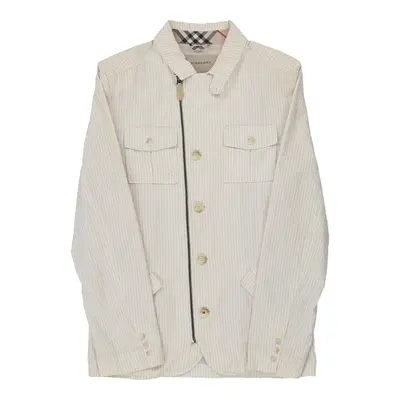 14 Years Burberry Cord Jacket - Medium Beige Cotton | Size: medium