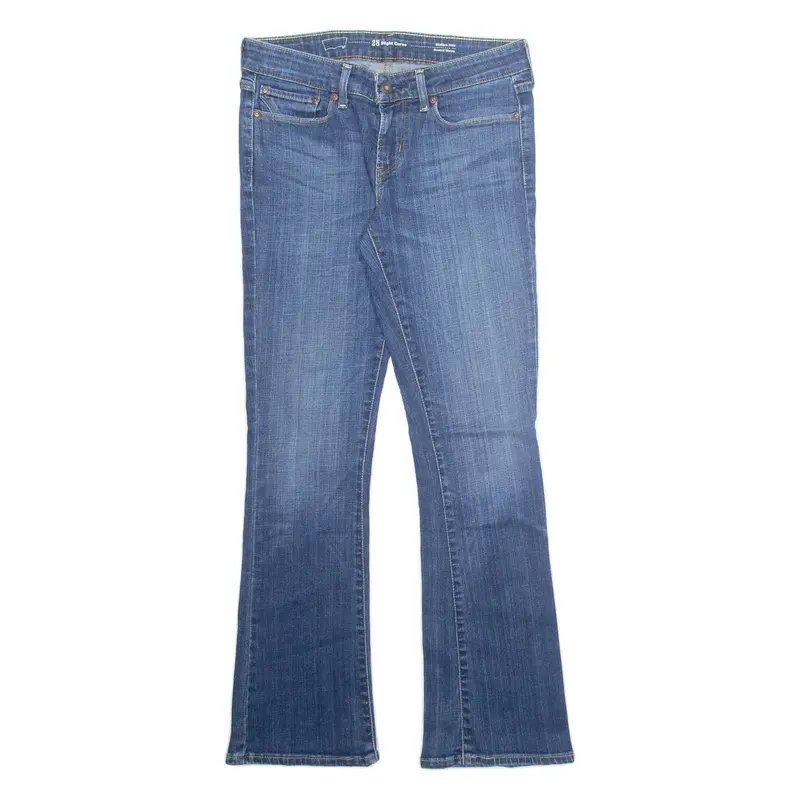 LEVI'S Womens Jeans Blue Regular Bootcut Stone Wash W28 L30