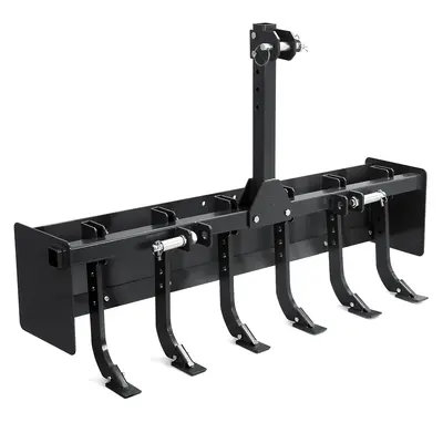 Garvee 55 Box Blade for Tractor, Box Scraper for Tractor 3 Point Hitch, Box Blade Suitable for CAT-0 & CAT-1 Tractors